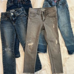 Girls lot of size 4/4T jeans